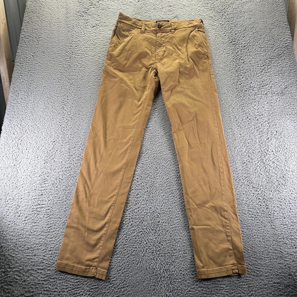American Eagle Outfitters Extreme Flex Pant Men 30x34 Brown Cotton Chino Stretch